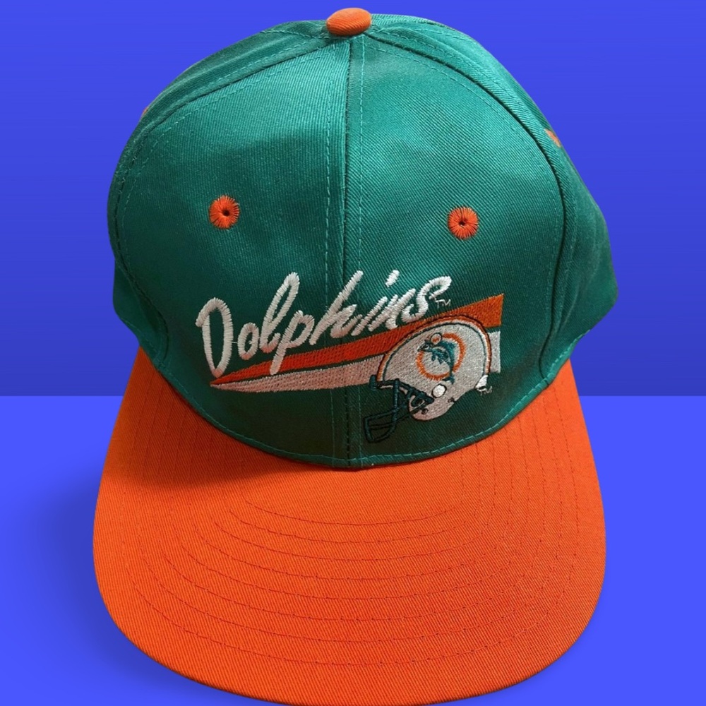 Vintage Annco NFL Miami Dolphins Snap Back Cap Hat